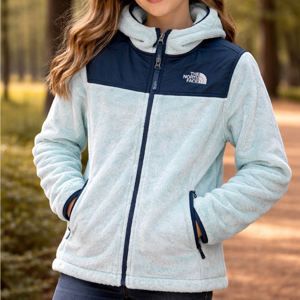 The North Face Kids' Light Blue Fleece Hoodie